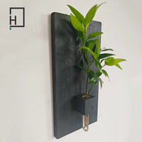 Artificial Green Plant Wall Decor with Wooden Frame for Home Background Wall Decoration