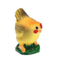 Miniature Resin Chicken Figurines for Moss Micro Landscape and Succulent Decor