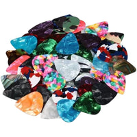 Celluloid & Metal Guitar Picks for Acoustic, Electric, and Bass Guitars