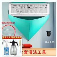 Air Conditioner Cleaning Bag Kit with Water Catch Cover and Drainage Pipe for Split Units