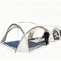 Outdoor Camping Folding Dome Tent Canopy for Multiple People, Sunshade and Rainproof for Beach Lawn Park