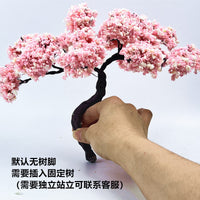 Cherry Blossom Tree Model for Sand Table Scenery and Micro Landscape Decoration