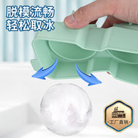 Silicone Ice Ball Mold with Lid for Whiskey and Home Bar, 2-Hole or 6-Hole Round Ice Cube Tray