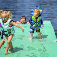 XPE Foam Floating Mat for Water Recreation, Non-Inflatable Water Pad for Lakes and Pools