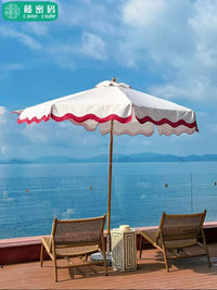 Outdoor Teak Wicker Lounge Chair and Coffee Table Set for Patio Balcony Garden