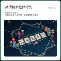 Non-Slip Wear-Resistant Poker Mahjong Table Mat for Home Gaming