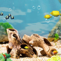Aquarium Decorative Hideaway Cave for Fish and Shrimp Breeding