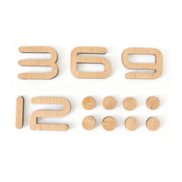 Beech Wood DIY Silent Quartz Clock Movement Kit with Long Shaft Hands for Wall Clocks