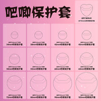 Thick Clear Badge Protector Sleeves for Anime Merch Pins
