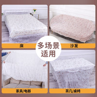 Disposable Non-Woven Dust Cover for Sofa and Bedding, Extra Large Printed Protective Cover for Home and Hotel Use