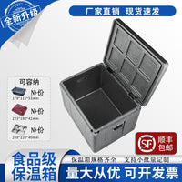Large Capacity EPP Insulated Food Delivery Box with Handle for School Canteens and Commercial Use