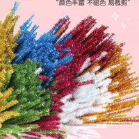 Glitter Pipe Cleaners for DIY Craft Projects and Flower Bouquets