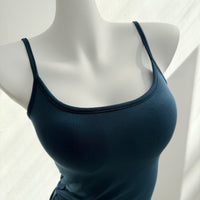 Women's Double-Layer Tank Top with Removable Chest Pads, Slimming Camisole for Summer