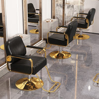 Swivel Reclining Hydraulic Barber Chair for Salon and Spa