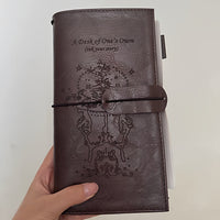 Vintage Garden TN Standard Portable Travel Journal Notebook Leather Diary