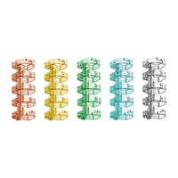 5-Hole Loose Leaf Binder Rings for Notebooks and DIY Projects