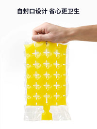 Disposable Ice Cube Bags Self-Sealing Food-Grade Ice Trays for Passion Fruit and Cooling