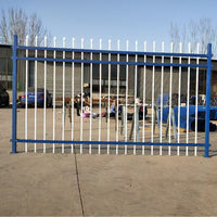 Zinc Steel Fence Panel for Outdoor Villa Garden and Factory Perimeter Security