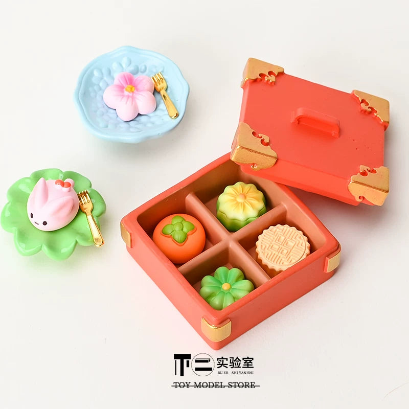 Miniature Chinese Pastry Blind Bag Play Food Set for Kids