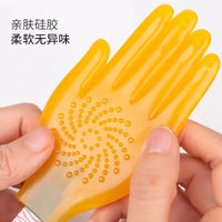 Silicone Meridian Massage Hammer and Patting Board Set for Back and Body Acupressure