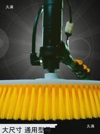 Electric Rotary Cleaning Brush Head for Solar Panels and Floors