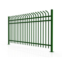 Zinc Steel Outdoor Fence for Villas, Schools, and Gardens