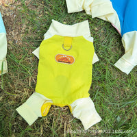 Pet Cooling Four-Legged Jumpsuit for Dogs and Cats, Ice Silk Mesh Sun Protection Apparel