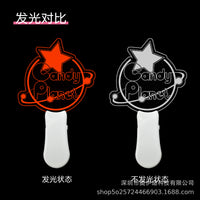 Acrylic Light Stick for Concerts and Fan Events, LED Glow Stick with Custom Logo Display