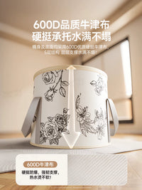 Foldable Portable Foot Spa Bucket for Travel and Home Use, Thickened Insulated Foot Bath Basin