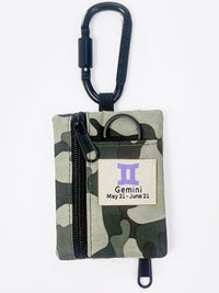 Minimalist Outdoor Tactical Coin Purse with Zipper for Camping Hiking Fishing Keys Headphones