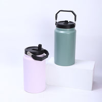 50oz Large Capacity Vacuum Insulated Stainless Steel Sports Water Bottle with Handle