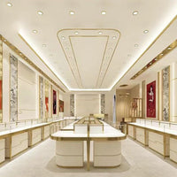 Jewelry Display Cabinet Glass Showcase for Retail Store