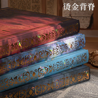 Vintage Hot Stamping Hardcover Lined Notebook Journal