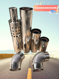 Stainless Steel Double-Layer Flue Pipe for Gas Boiler Water Heaters, Balanced Type