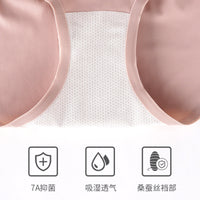 High-Waist Tummy Control Silk Underwear for Women Postpartum Body Shaping & Hip Lift