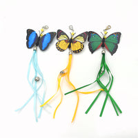 Interactive Cat Teaser Toy with Suction Cup Base and Replaceable Heads