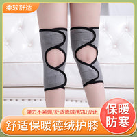 Thin Thermal Knee Braces for Men and Women, Adjustable Hook-and-Loop Closure, for Cycling and Cold Weather