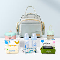 Portable Breast Milk Cooler Bag for Moms - Multi-functional Diaper Backpack for Work & Travel