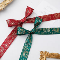 2.5cm Hot Stamping Ribbon for DIY Crafts and Decorations