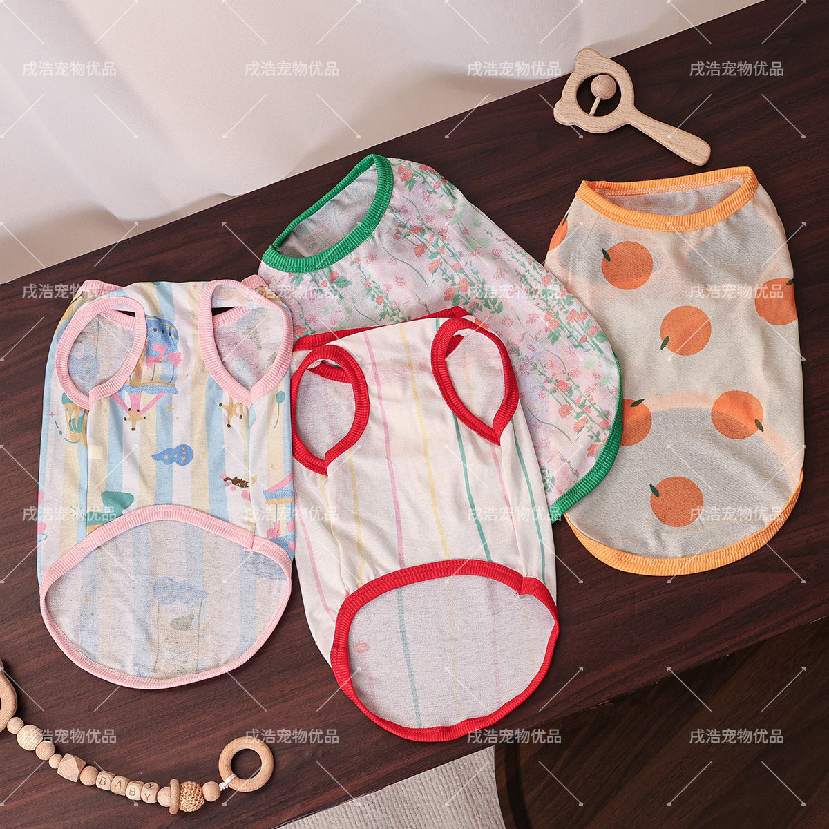 2025 New Pet Dog Cat Summer Thin Anti-Shedding Clothes for Small Medium Large Breeds