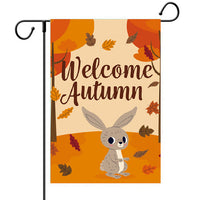 Seasonal Garden Flag Double-Sided Autumn Yard Outdoor Decorative Welcome Flag