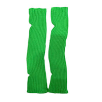 Knitted Arm Warmers for Women, 30cm Mid-Length, Solid Color, Korean Style, Ins High Street Fashion
