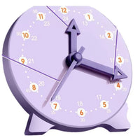 Kids' Montessori Math Clock Model for Time Learning and Recognition
