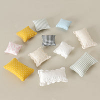 1:12 Dollhouse Miniature Pillow Cushion Model for Home Decor