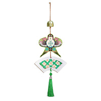 Handmade Bamboo Woven Wind Chime DIY Kit for Outdoor Decor