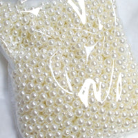 High-Luster Imitation Pearl Beads for DIY Crafts and Apparel
