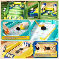 Large Tabletop Foosball Basketball Ice Hockey Bowling Parent-Child Interactive Football Educational Toy