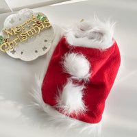 Pet Christmas Bell Cloak Warm Winter Cape for Small Dogs