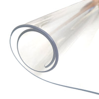 Soft PVC Tablecloth Waterproof Oil-Proof Wash-Free Heat-Resistant Table Mat Transparent Coffee Table Protector Crystal Board Thickened