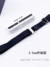 Shirt Anti-Slip Belt for Tucking and Waist Fixing, Invisible Shirt Stays for Men and Women